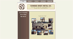 Desktop Screenshot of conradsheetmetal.com